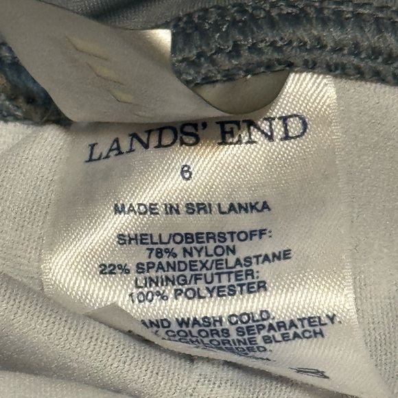 Lands' End Gray Athletic/Swim Skirt size 6 - Picture 2 of 4